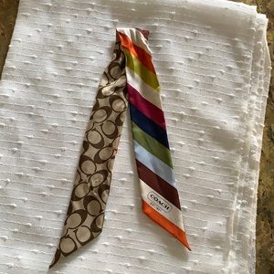 Coach Scarf 100% Silk